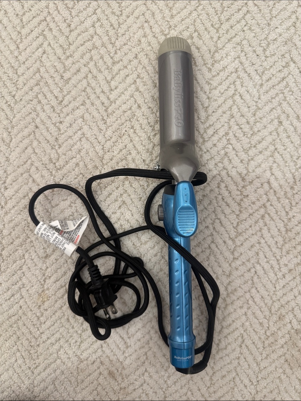 BaBylissPRO Blue Curling Iron